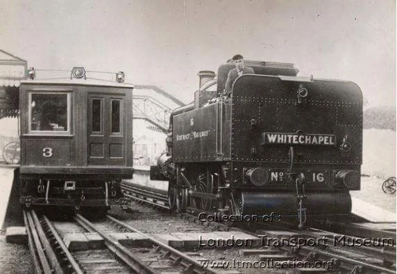 Transition from Steam to Electric stock (South Ealing 1903)