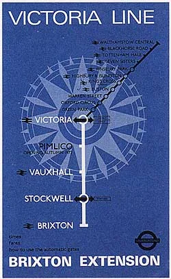 Poster showing Brixton extension